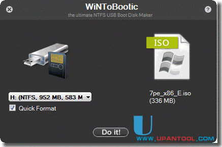 装WIN7系统U盘启动制作工具WiNToBootic v1.2单文件版