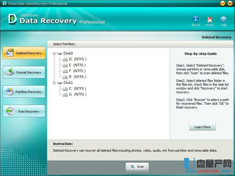 Tenorshare Data Recovery(数据恢复软件)v3.1绿色注册版