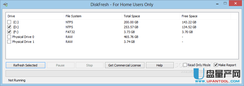 DiskFresh硬盘坏道监视工具
