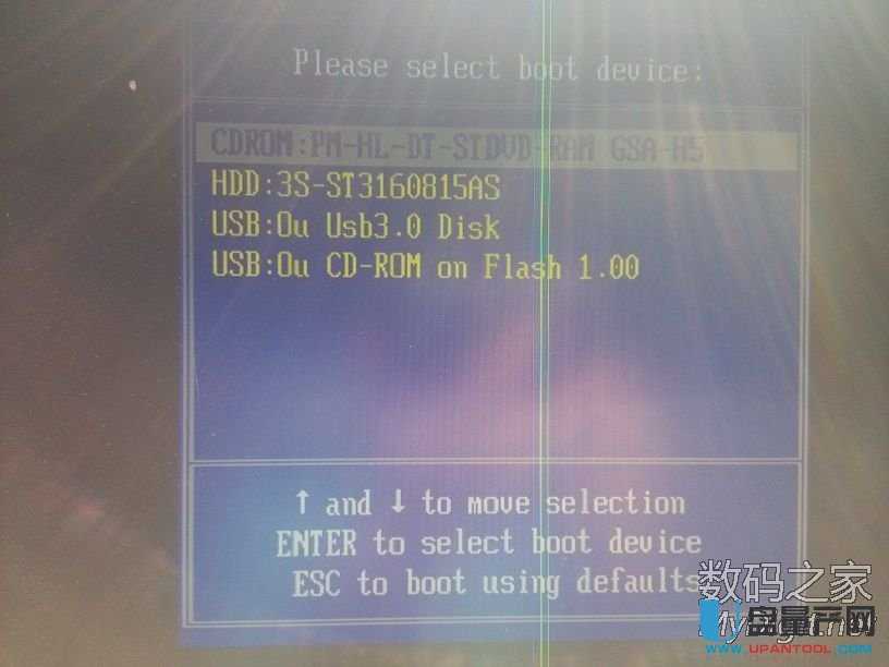 量产后的U盘在进BIOS启动时cdrom和hdd的名称一样是usb disk cd怎么办