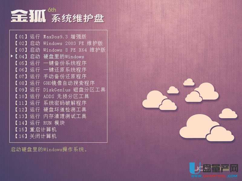 金狐U盘启动盘制作工具六周年纪念版UD版(2014.8.24)