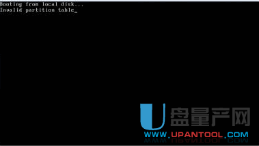 WIN7重装后提示invalid partition table怎么办解决