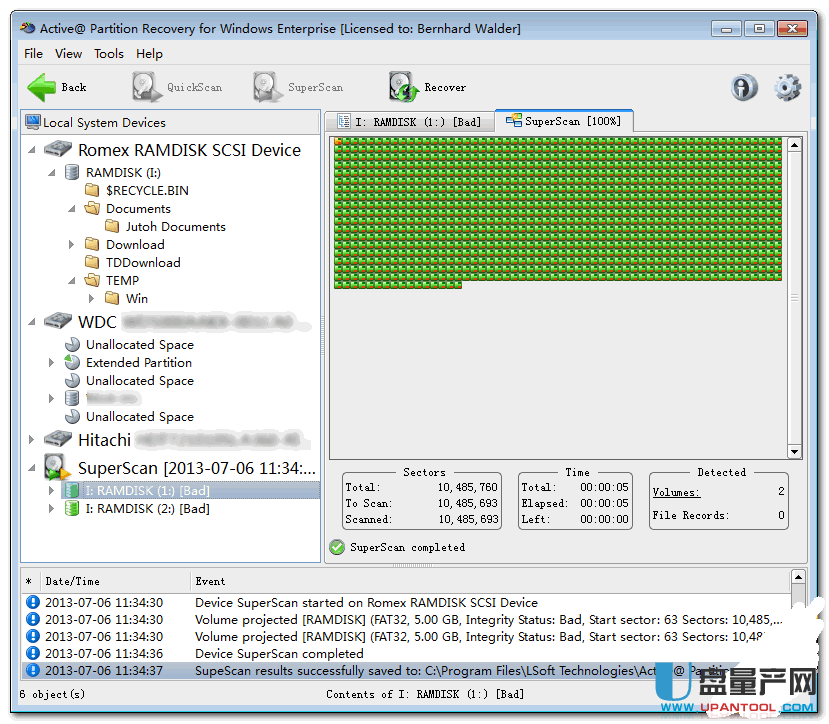 Active Partition Recovery Pro 11.0.3注册版 恢复误删分区工具