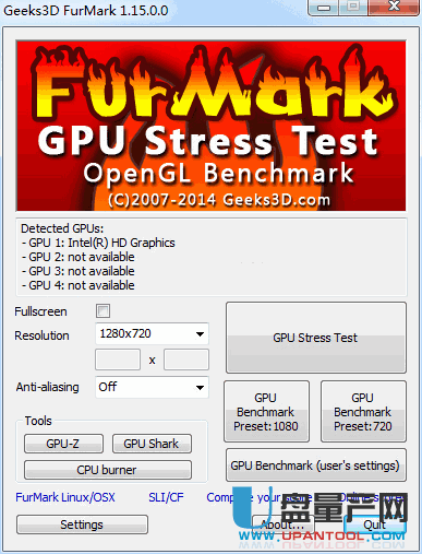 furmark拷机软件1.15.1中文绿色版
