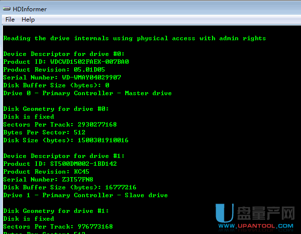 HDD Informer(HDInformer)读取硬盘全面信息1.4绿色版