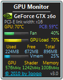 GPU Monitor显卡监控9.2绿色版-支持各种显卡温度转速显存信息