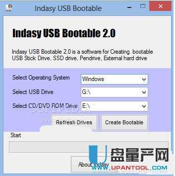 Indasy USB Bootable系统光盘做到U盘为启动盘2.0免费版