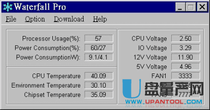 CPU温度过高风扇转速控制软件Waterfall Pro 2.99免费版