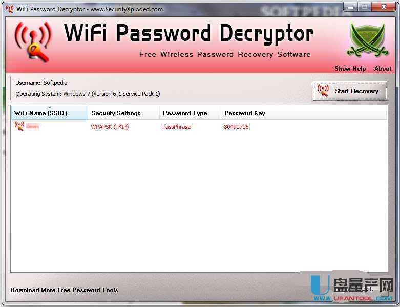 WiFi密码查看工具WiFi Password Decryptor 6.0绿色免费版