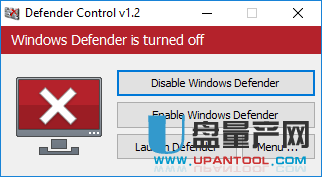 windows defender关闭工具Defender Control 1.2免费版