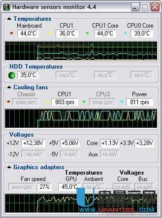 CPU温度检测软件Hardware Sensors Monitor 4.5免费版