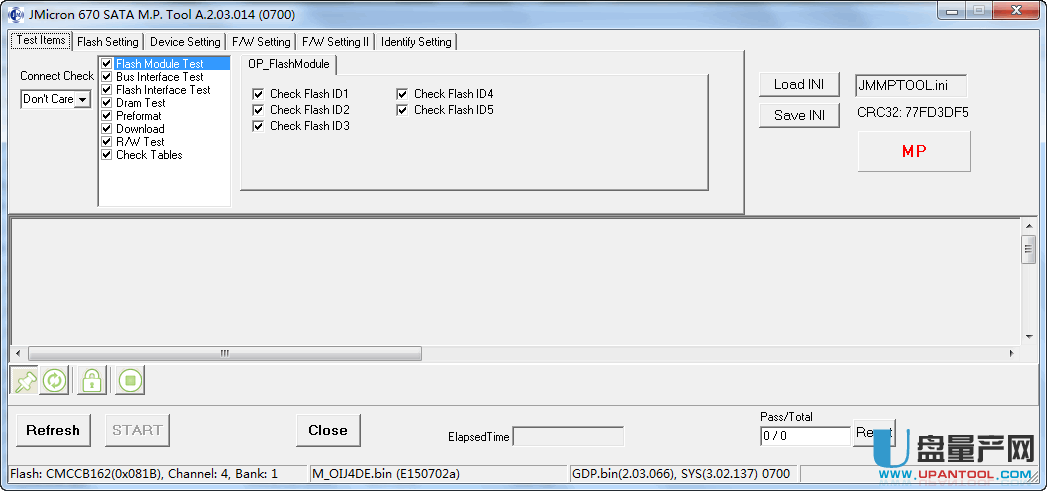 JMF670H/JMF670固态硬盘开卡软件MPTool vA.2.03.014含SVN137a固件