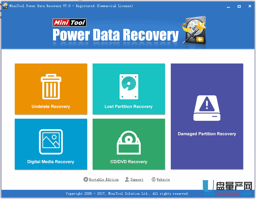 误删损坏数据恢复MiniTool Power Data Recovery v7.0专业注册特别版