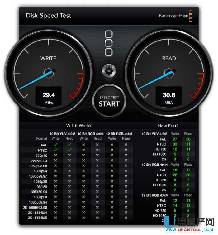 blackmagic disk speed test windows V3.1硬盘测试软件独立版