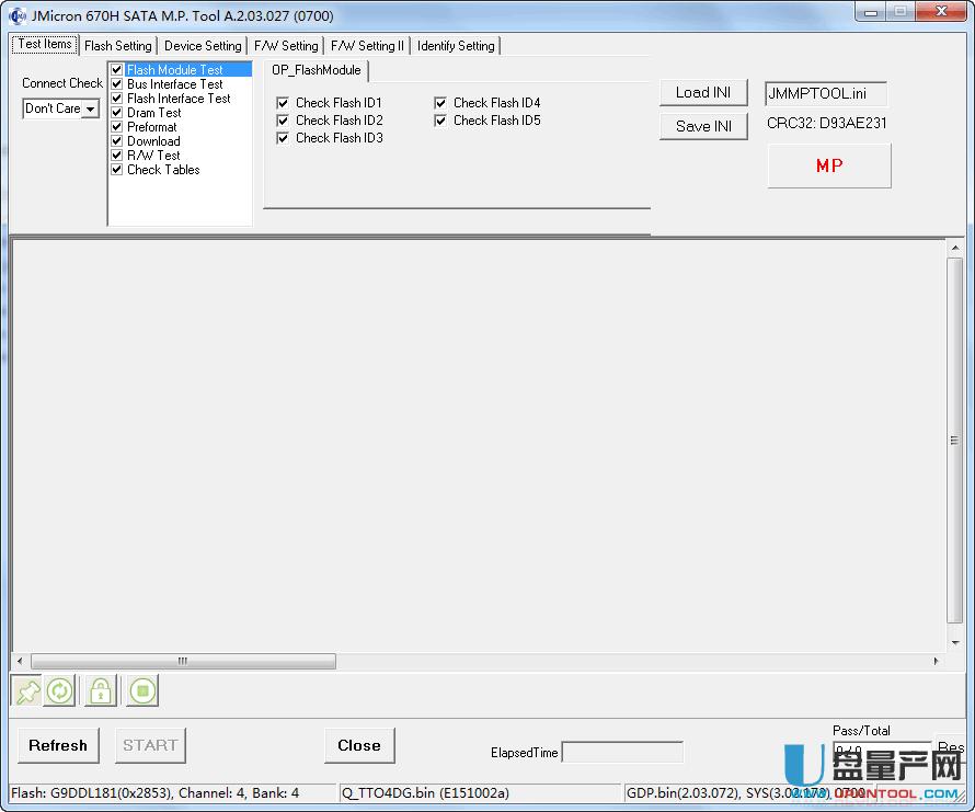 固态硬盘JMF670H开卡工具vA.2.03.027(SVN173a固件)for XP