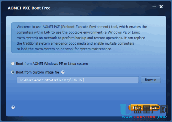 AOMEI PXE Boot Free(PXE网启工具)1.5绿色免费版