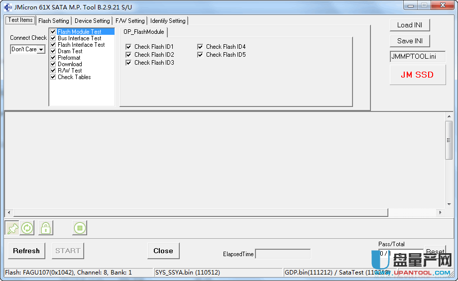 JMF616主控开卡工具JMMassProd v2.9.21版