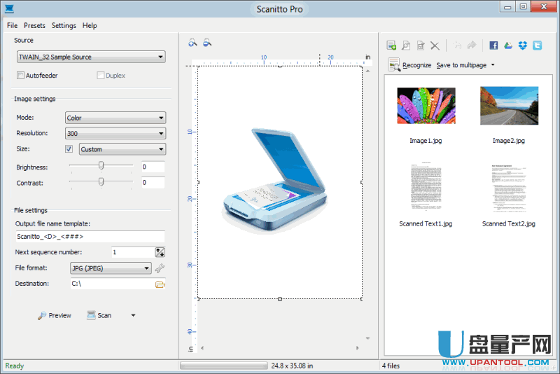 TWAIN扫描仪驱动Scanitto Pro 3.18已注册版