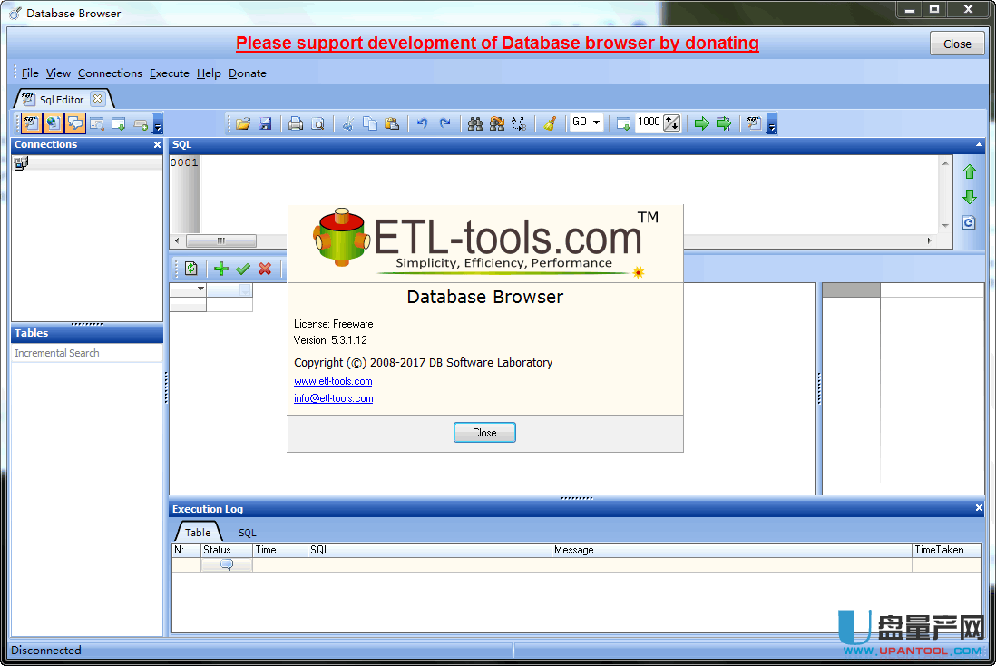 DataBaseBrowser数据库浏览器V5.3.1.12绿色便携版