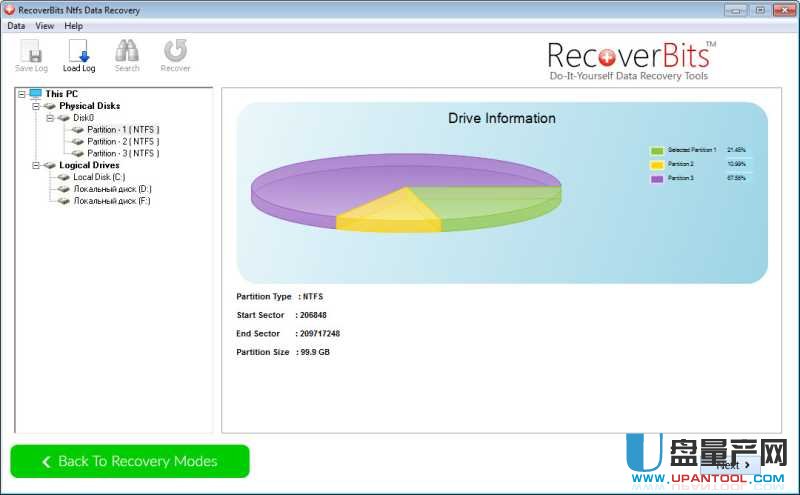NTFS数据恢复软件RecoverBits NTFS Data Recovery 2.4已注册版