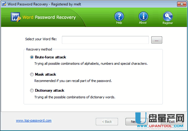 Word密码恢复软件Top Password Word Password Recovery 1.80免费版