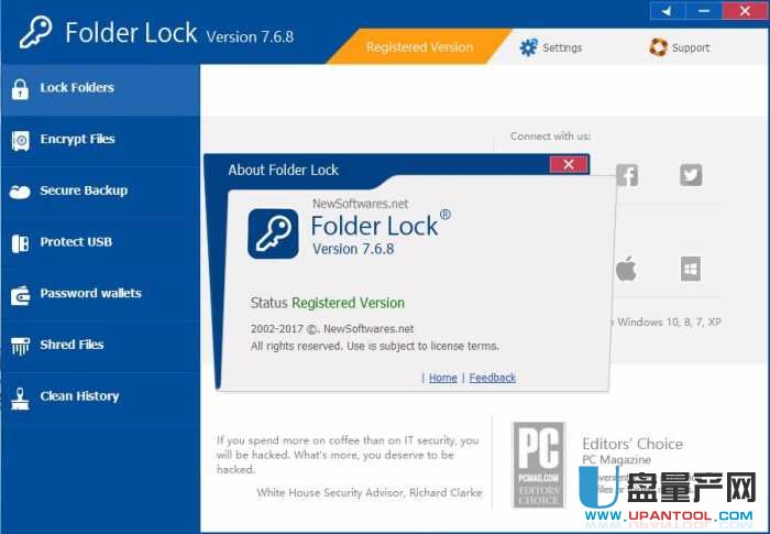文件夹加密软件Folder Lock 7.7.2无限制已注册版