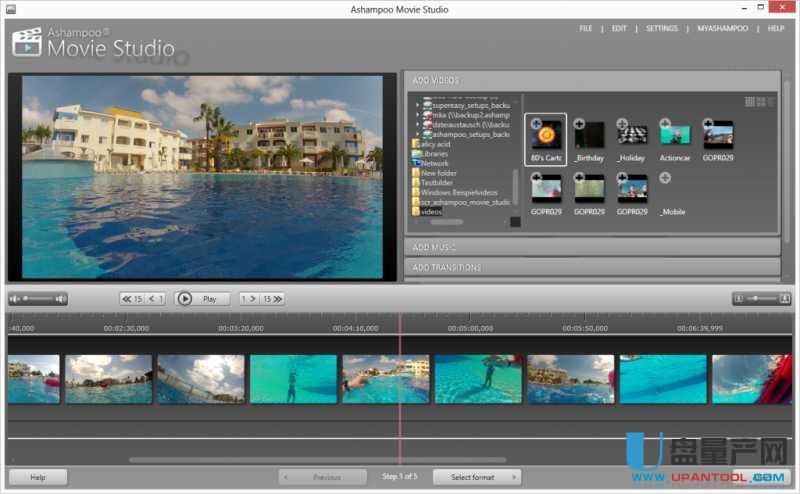 视频编辑软件Ashampoo Movie Studio Pro 2.0.15.11无限制版