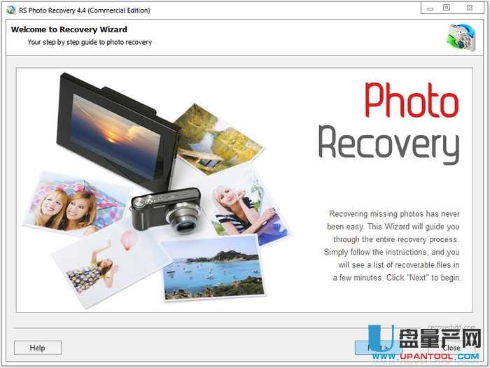 照片数据恢复软件RS Photo Recovery 4.4绿色便携版