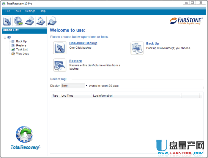 UEFI系统还原备份软件FarStone TotalRecovery Pro 10.10.1无限制版