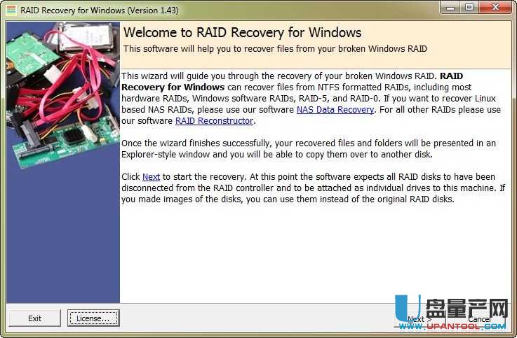 磁盘阵列损坏修复软件Runtime RAID Recovery 2.40无限制版