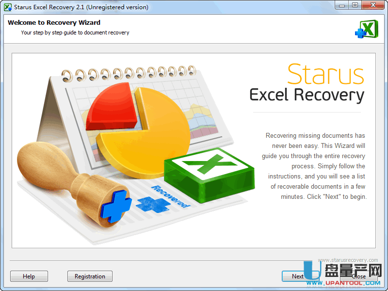 Excel表格恢复软件Starus Excel Recovery 2.1绿色便携版