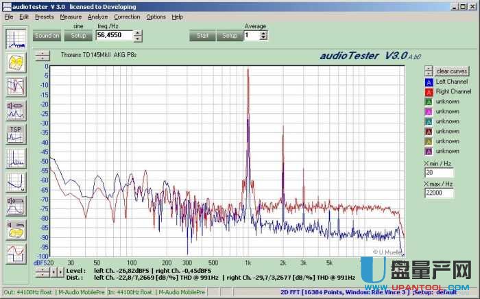 分贝测试软件AudioTester 3.0免费版