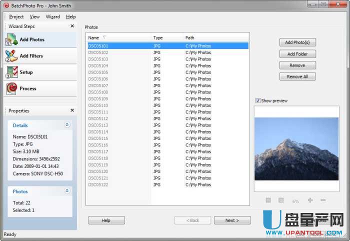 批量图片大小修改软件BatchPhoto Pro 4.3无限制版