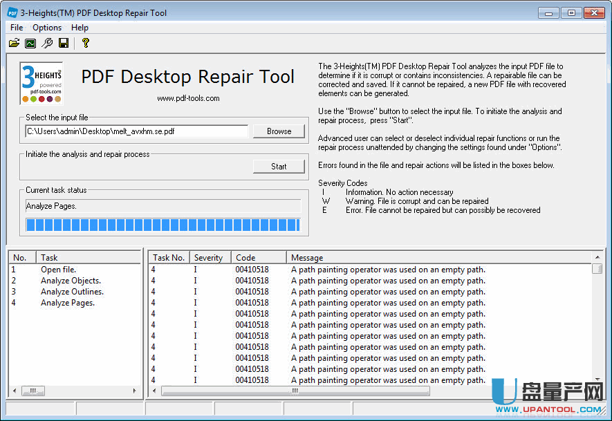 PDF修复软件3-Heights PDF Desktop Repair Tool 4.10.26.4特别版