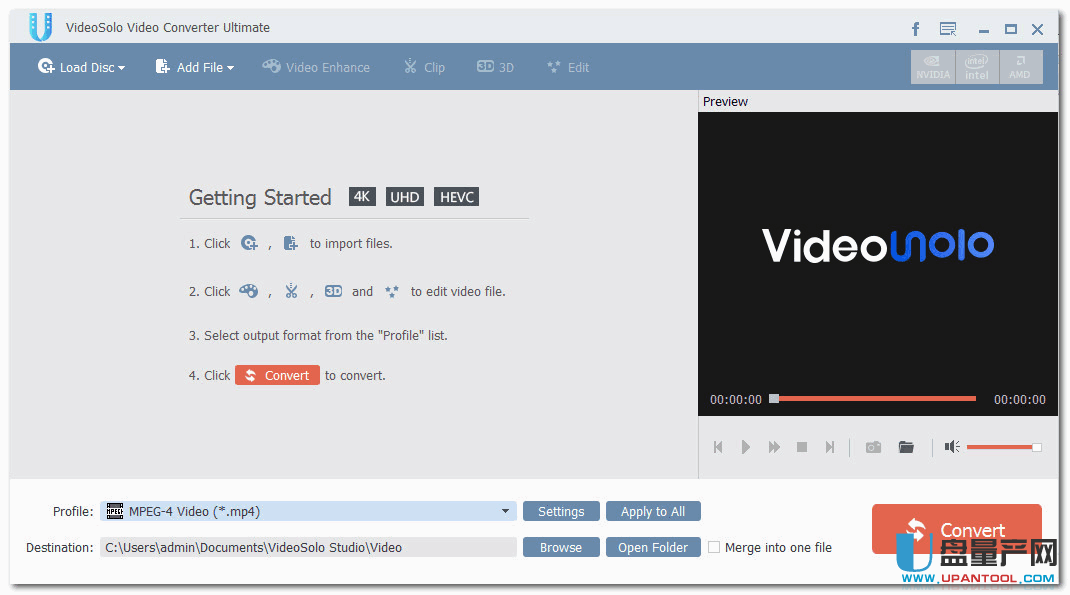 万能视频转换器VideoSolo Video Converter 1.0.20注册版