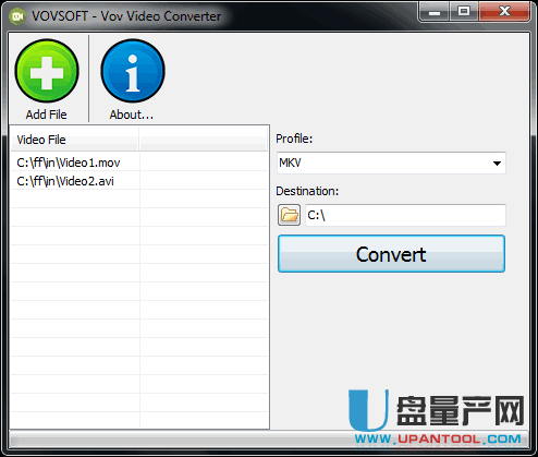 MP4格式转换器VovSoft VoV Video Converter 1.6特别版