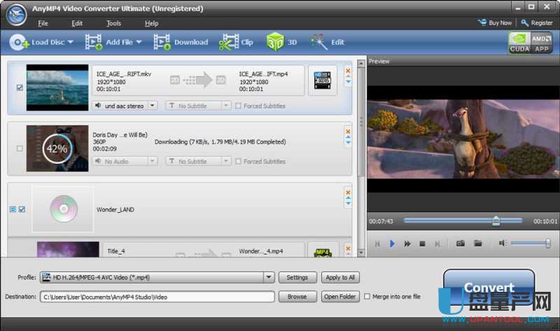 MP4转换器AnyMP4 Video Converter Ultimate 7.2.38无限制版