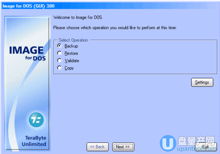 DOS下备份还原系统工具Image for DOS 3.24基于结构备份