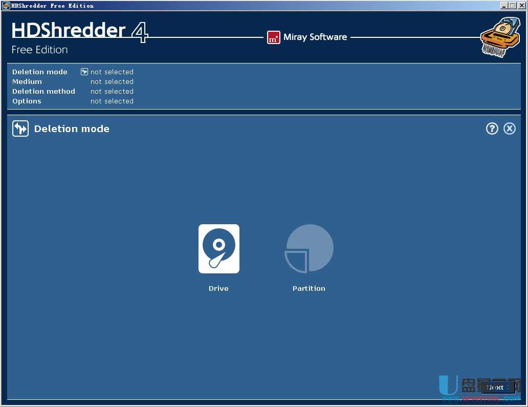 HDShredder 4.0硬盘数据彻底删除工具
