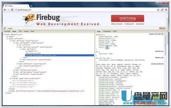 Firebug for chrome 1.12.3/1.13网页调试工具