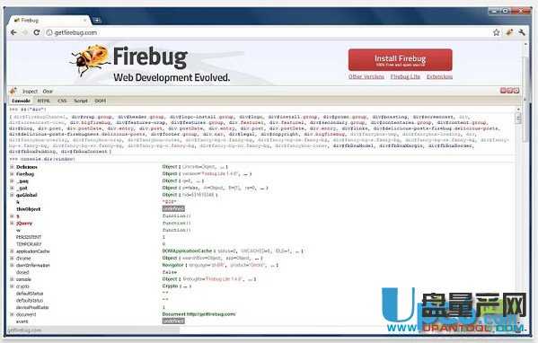 Firebug for chrome 1.12.3/1.13网页调试工具