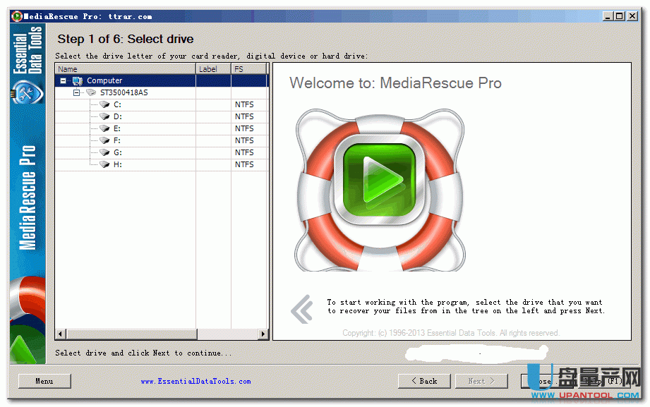 MediaRescue Pro6.10注册版