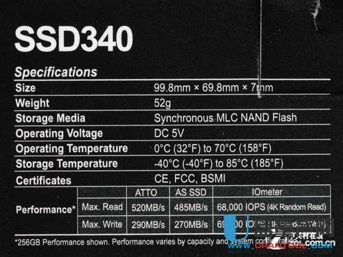 创见SSD340 256GB固态硬盘怎么样评测