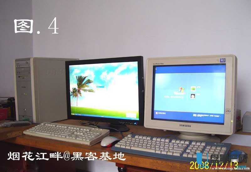 一台电脑两个显示器怎么设置之XP？