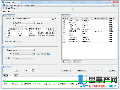 XlsToPG(Excel导入PostgreSQL工具) V1.3