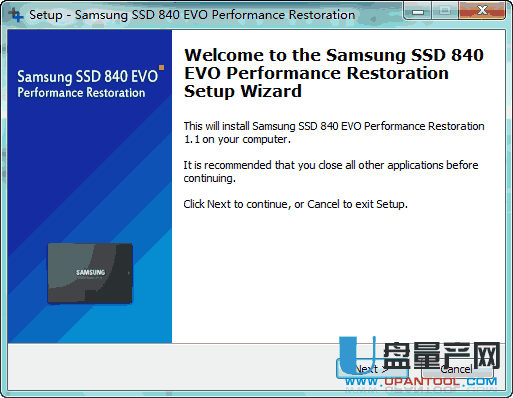 三星SSD性能修复工具Samsung 840EVO Performance Restoration v11官方版