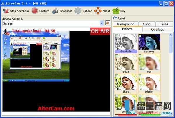 altercam电脑摄像头特效工具2.1官方免费版