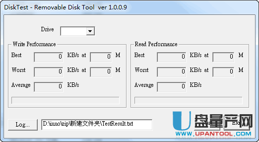 disktest Tool U盘测试软件v1.0