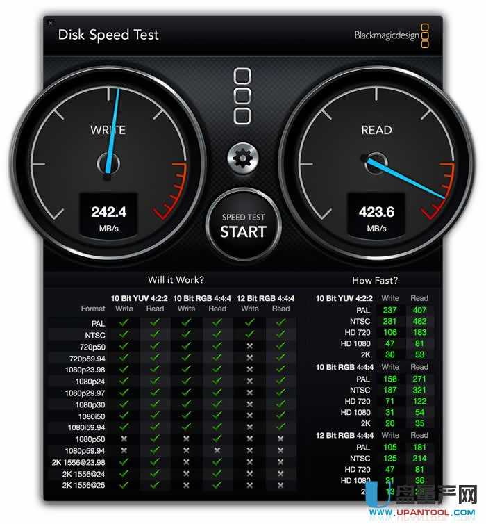 Disk Speed Test Windows7/10硬盘SSD测试软件v3.1绿色版