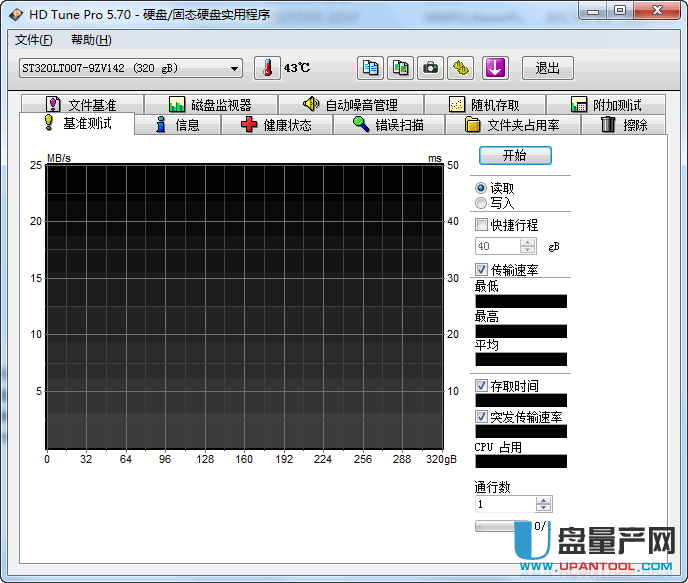 HDTune Pro v5.7 硬盘测试软件 中文绿色版